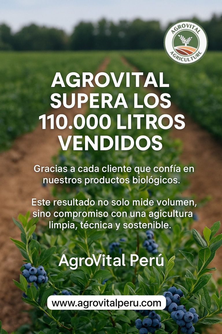 AGROVITAL Supera los 100.000 litros vendidos